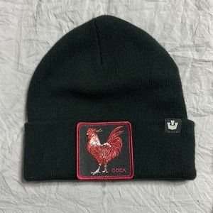 NWT. black Morning call Beenie